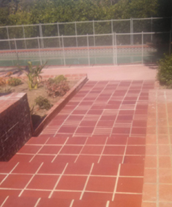 Tile and Grout Cleaning Out Doors Del Mar Rancho Santa Fe